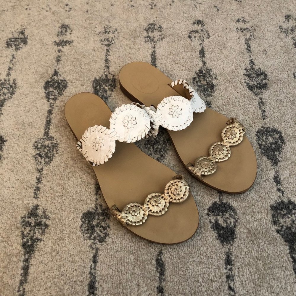 Jack Rogers Lauren flat sandals size 8